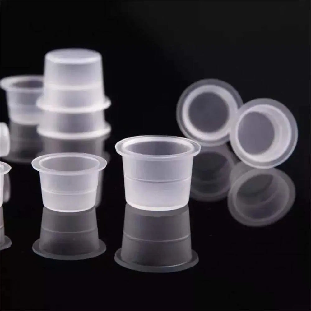 100pcs Plastic Disposable Tattoo Ink Cups For Permanent Tattoo, Makeup Pattan Australia